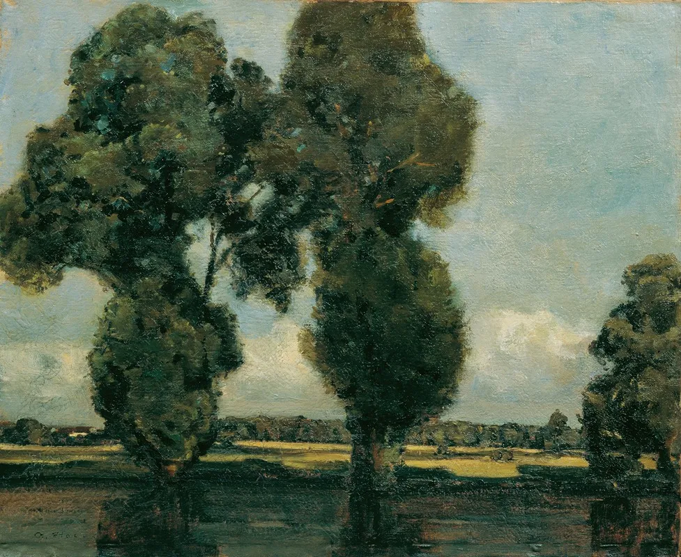 Silberpappeln Wall Art by Adolf Hölzel - High-Resolution Digital Print