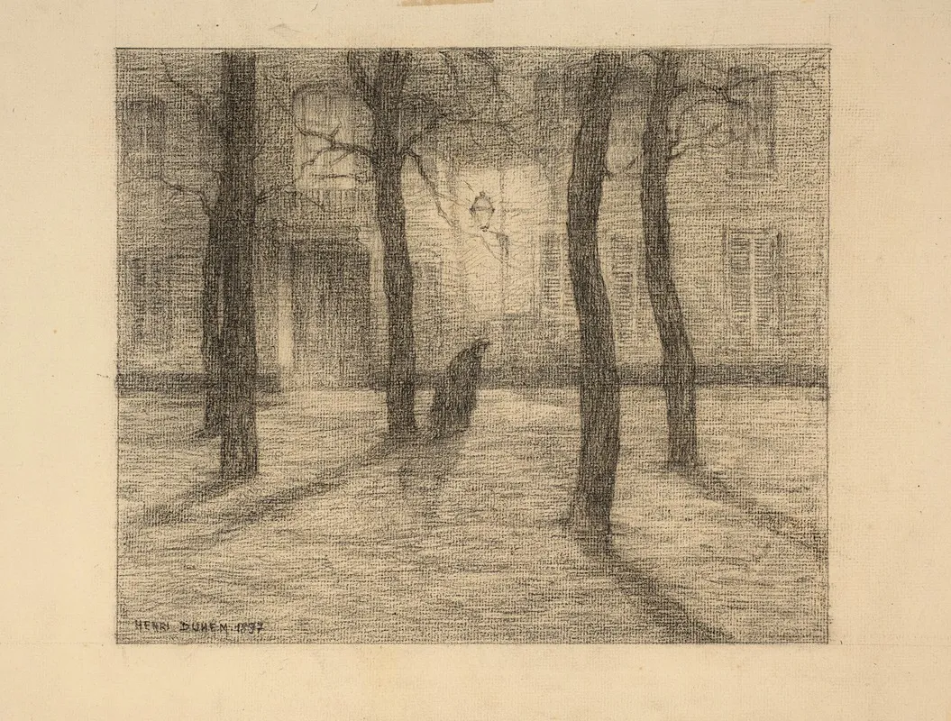 Silhouette Marchant Dans La Rue La Nuit