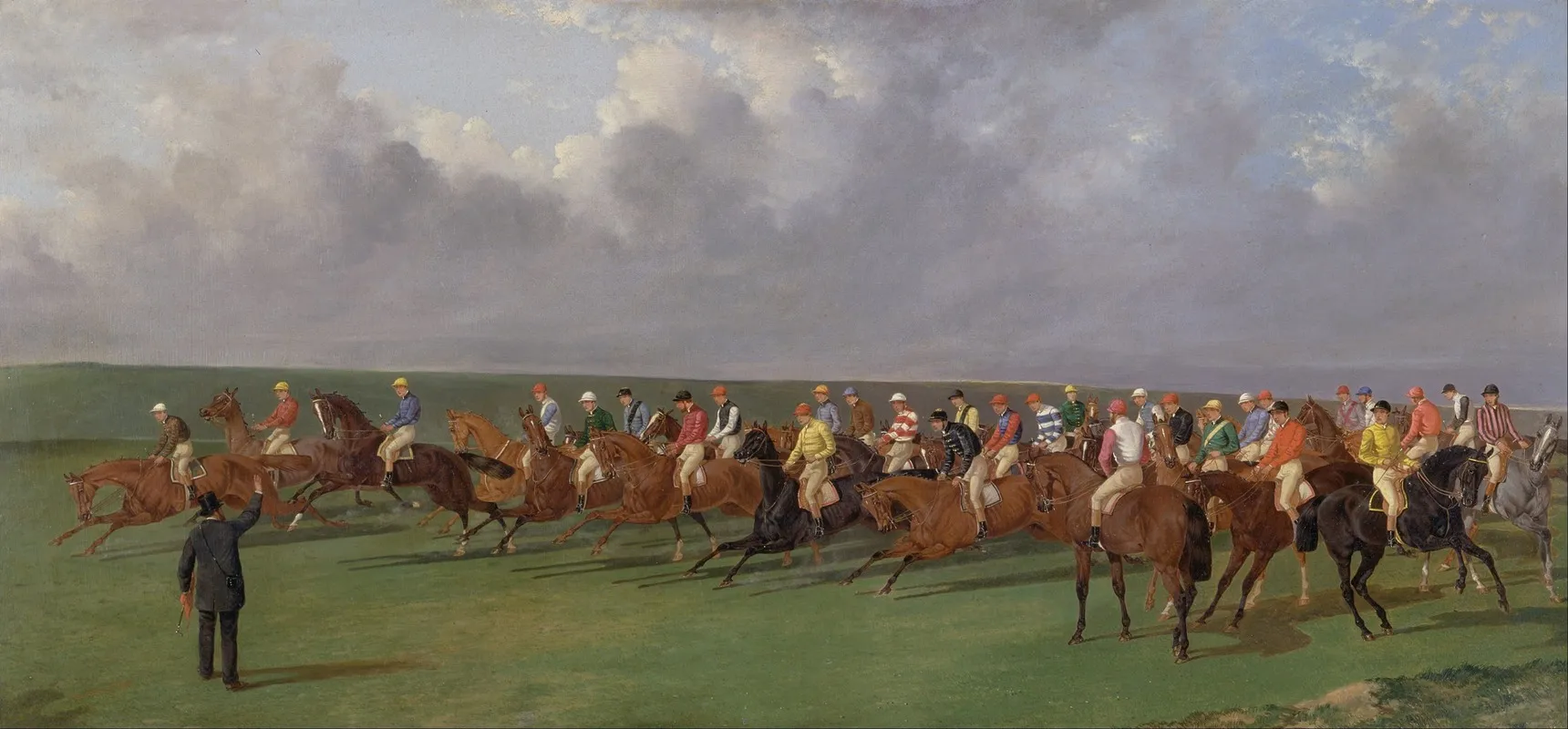 Silks And Satins Of The Turf Wall Art by Benjamin Herring - High-Resolution Digital Print