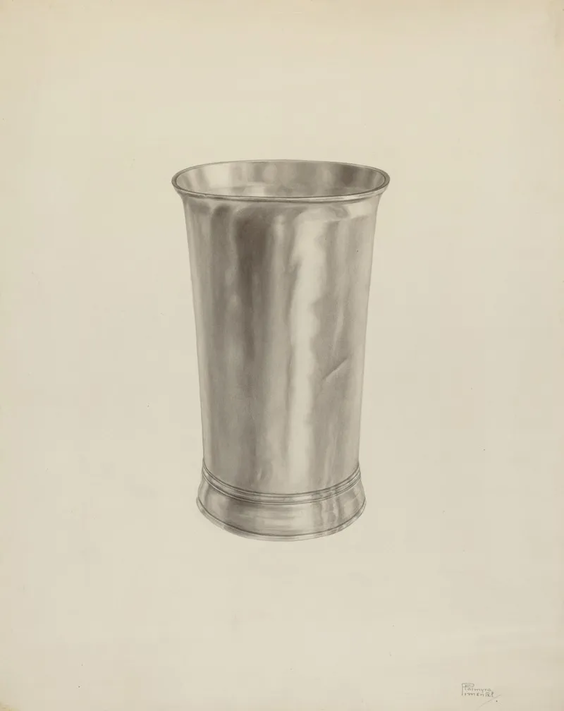 Silver Beaker 19 Wall Art by Palmyra Pimentel - High-Resolution Digital Print