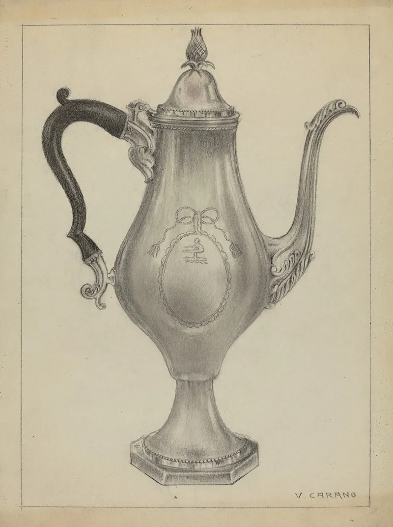Silver Coffee Pot 11