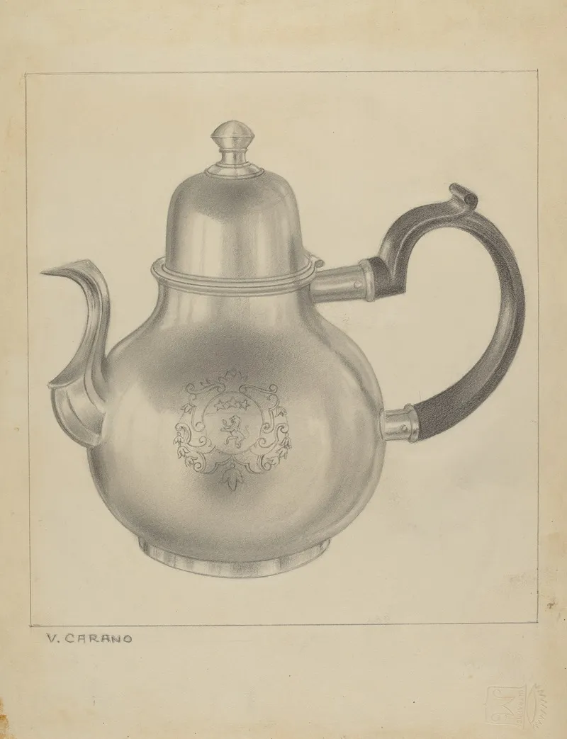 Silver Coffee Pot 12