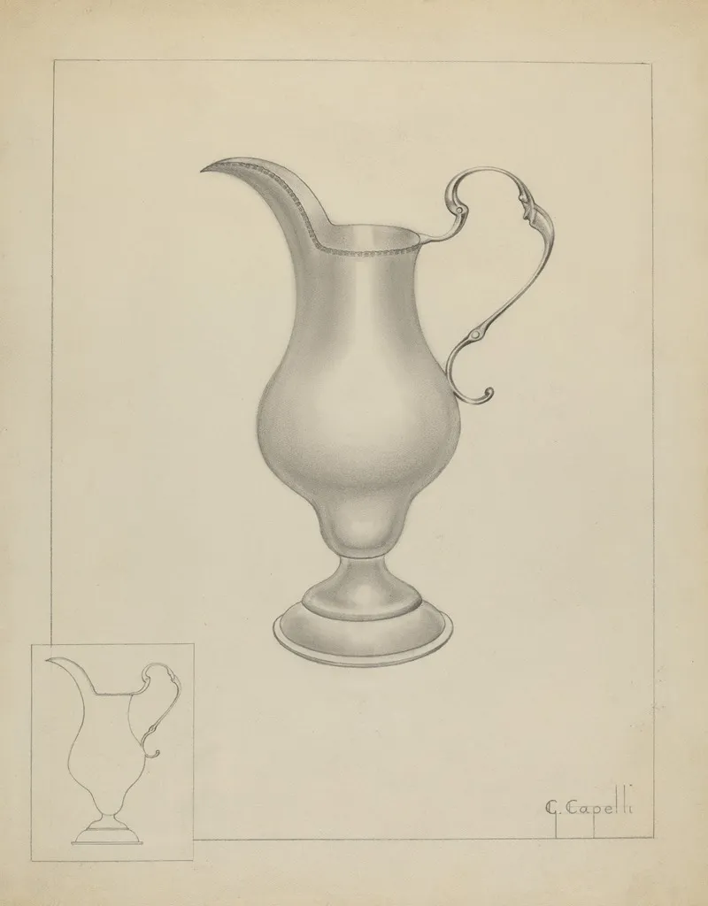 Silver Creamer 16