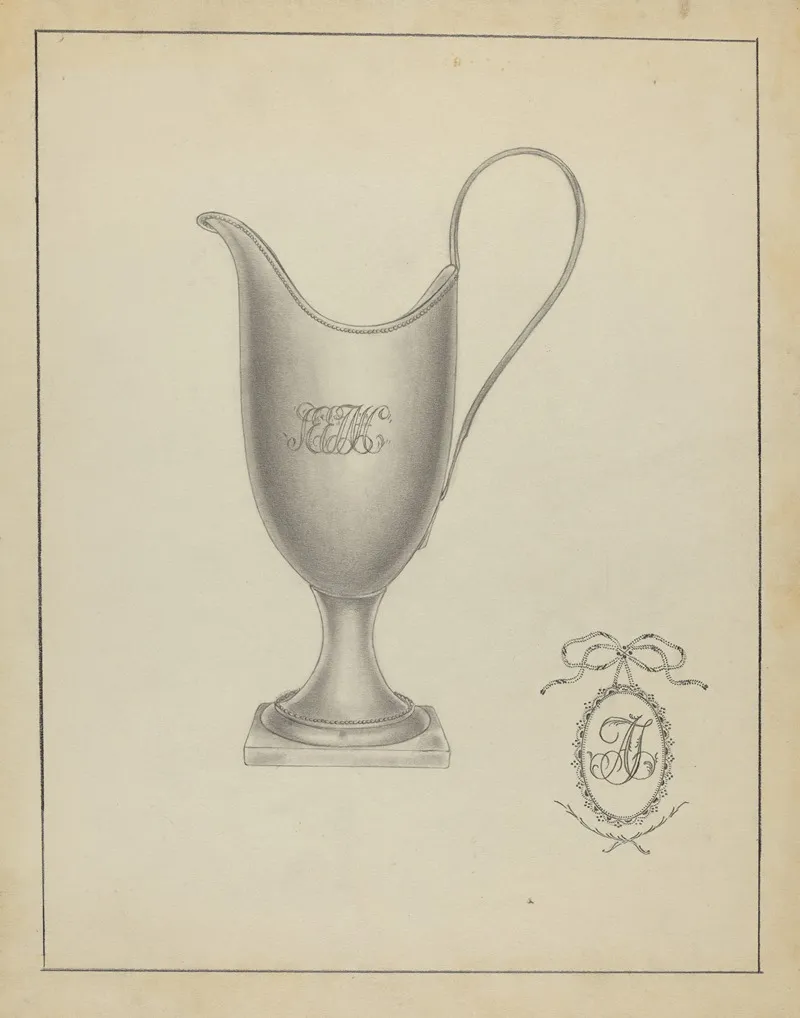 Silver Creamer 17