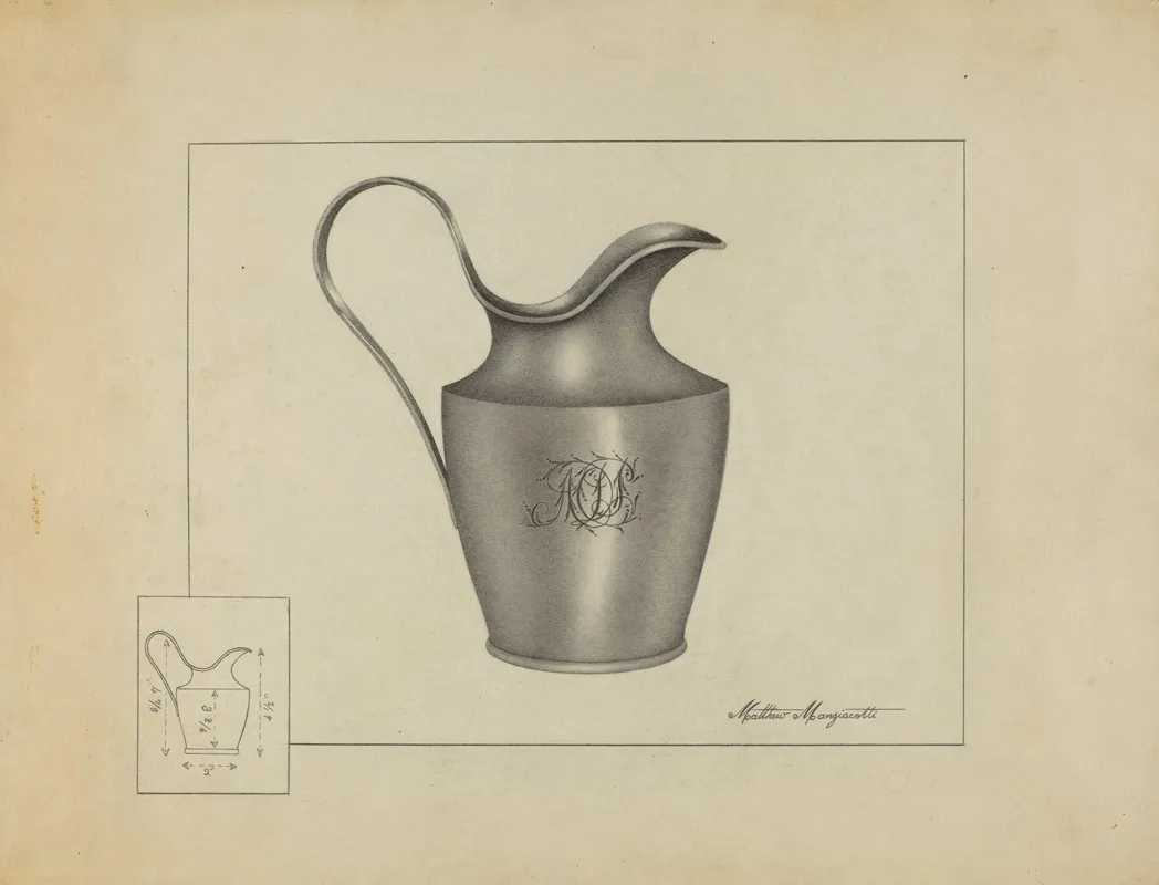Silver Creamer 26