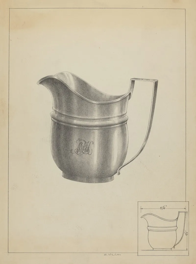 Silver Creamer 31