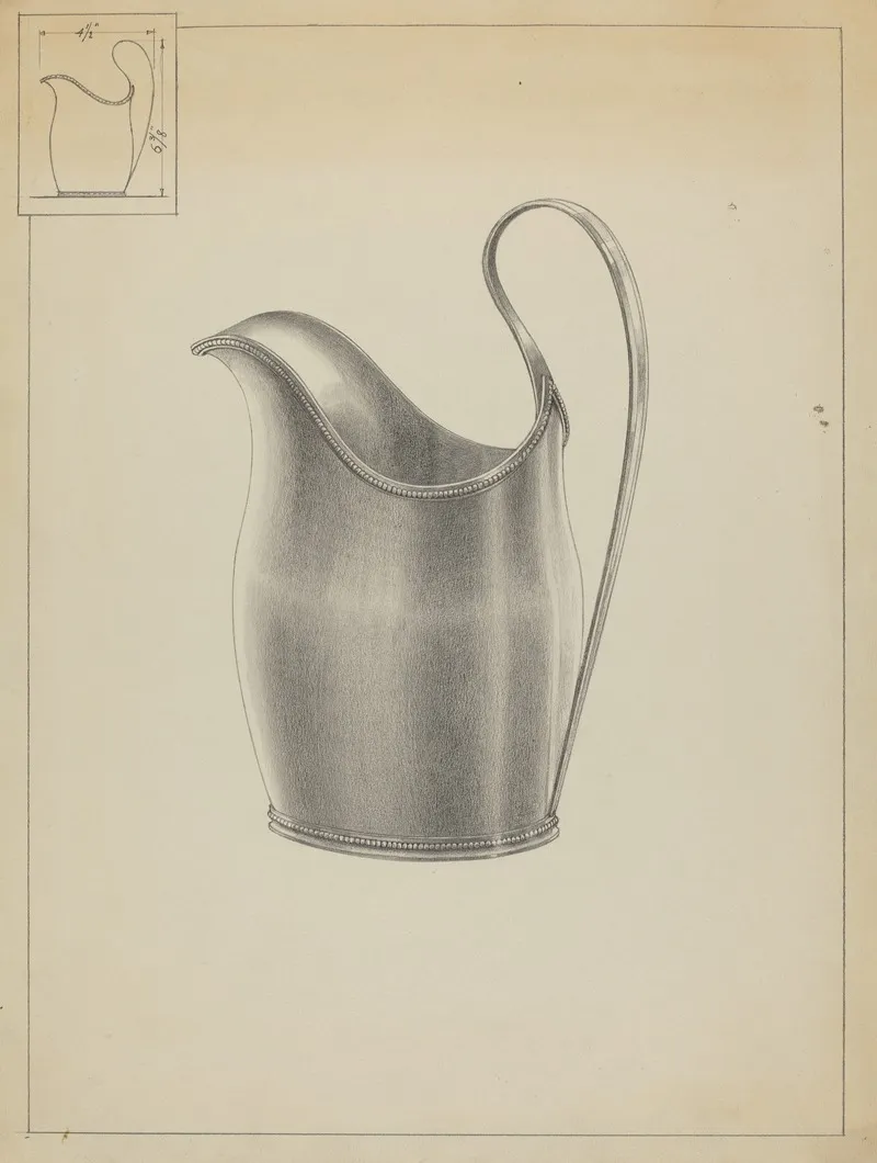 Silver Creamer 33