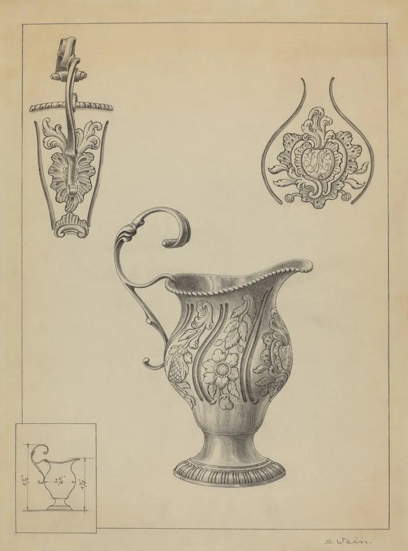 Silver Creamer 34