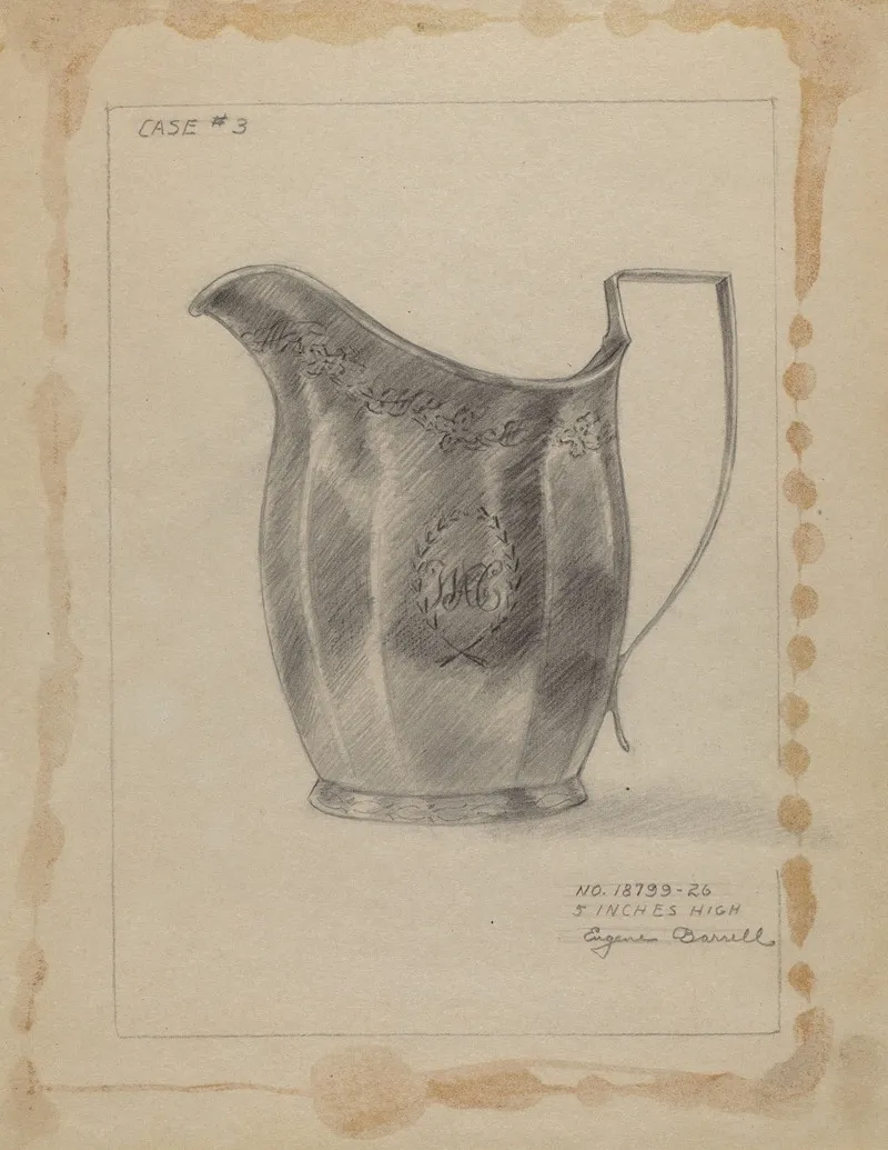 Silver Creamer 9