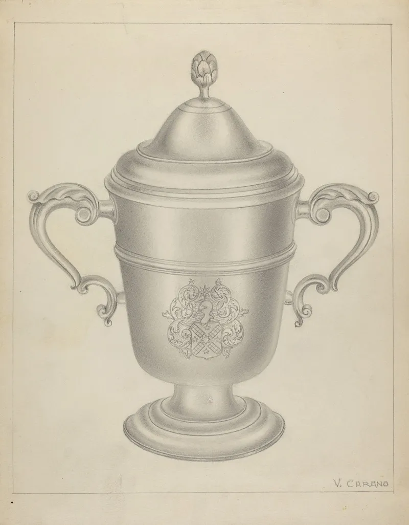 Silver Cup With Cover