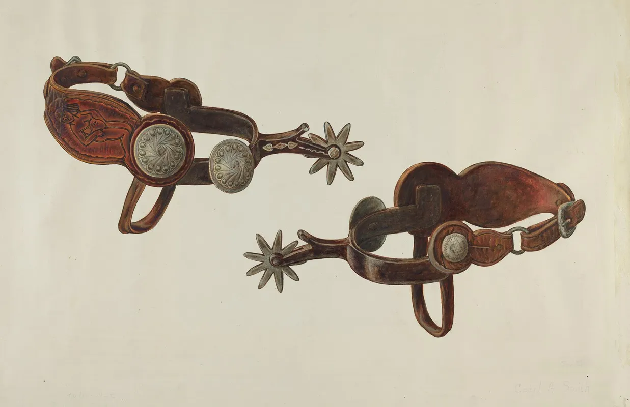 Silver Dollar Spurs
