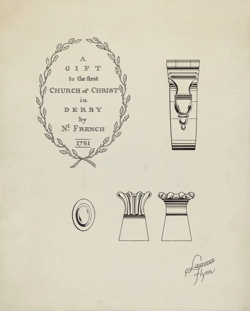 Silver Flagon Detail