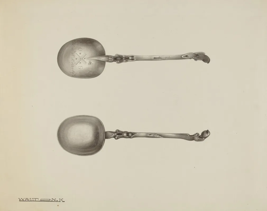 Silver Funeral Spoon 2