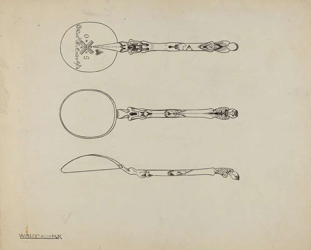 Silver Funeral Spoon 3
