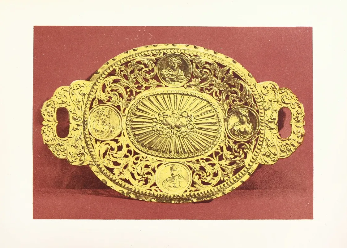Silver Gilt Salver Dutch Or Flemish Wall Art by John Charles Robinson - High-Resolution Digital Print