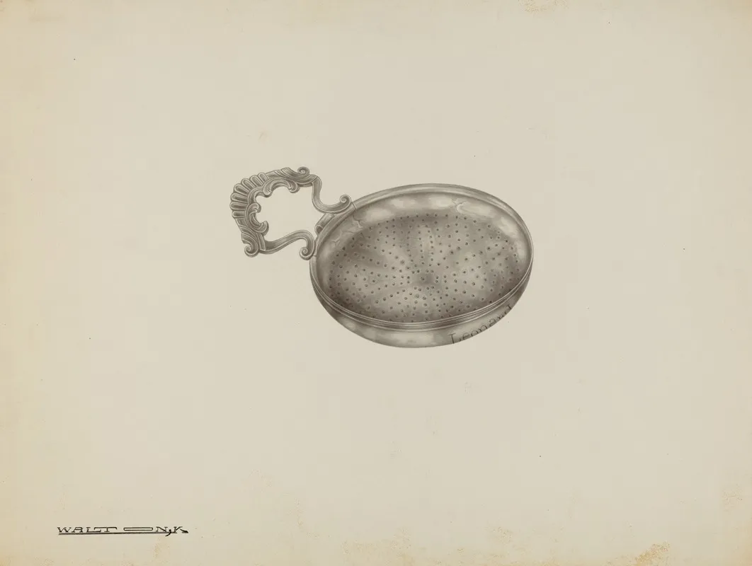 Silver Lemon Strainer