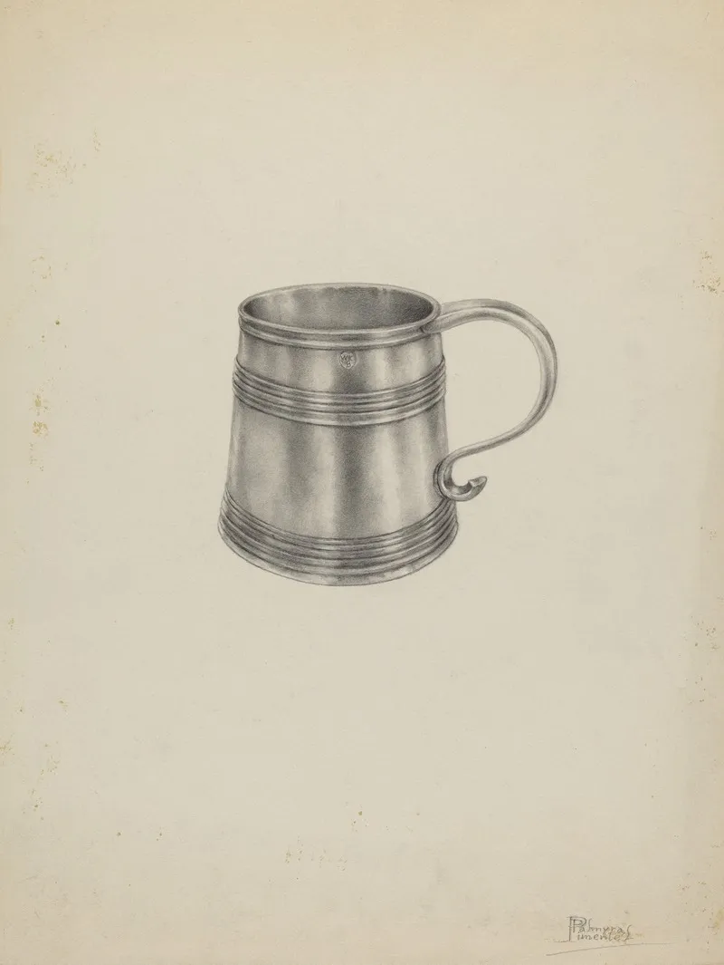 Silver Mug 43 Wall Art by Palmyra Pimentel - High-Resolution Digital Print
