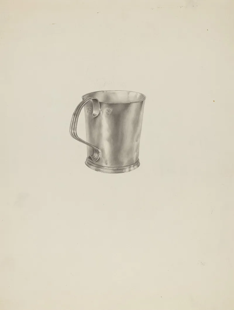 Silver Mug 44 Wall Art by Palmyra Pimentel - High-Resolution Digital Print
