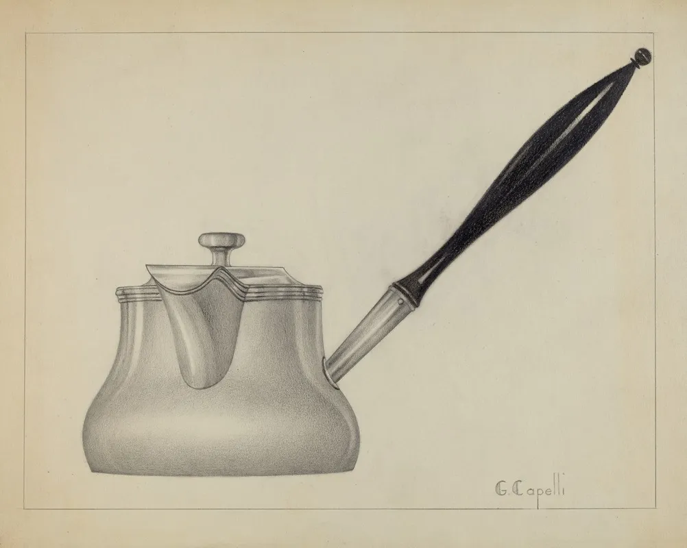 Silver Saucepan With Cover