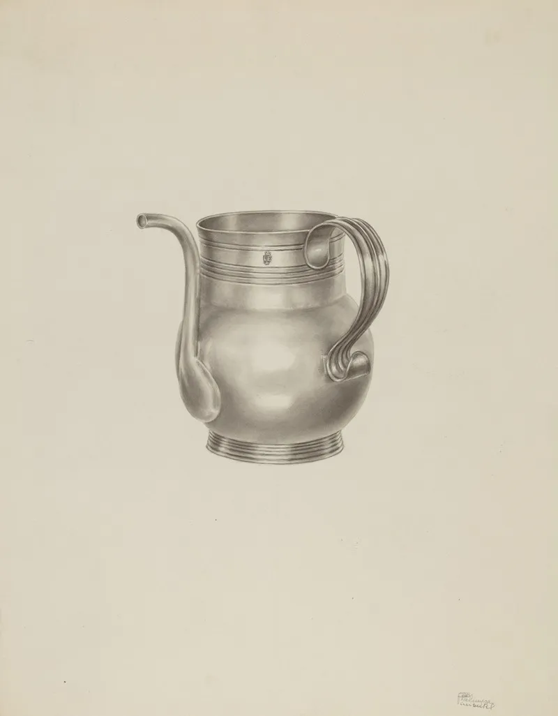 Silver Spout Cup 3 Wall Art by Palmyra Pimentel - High-Resolution Digital Print
