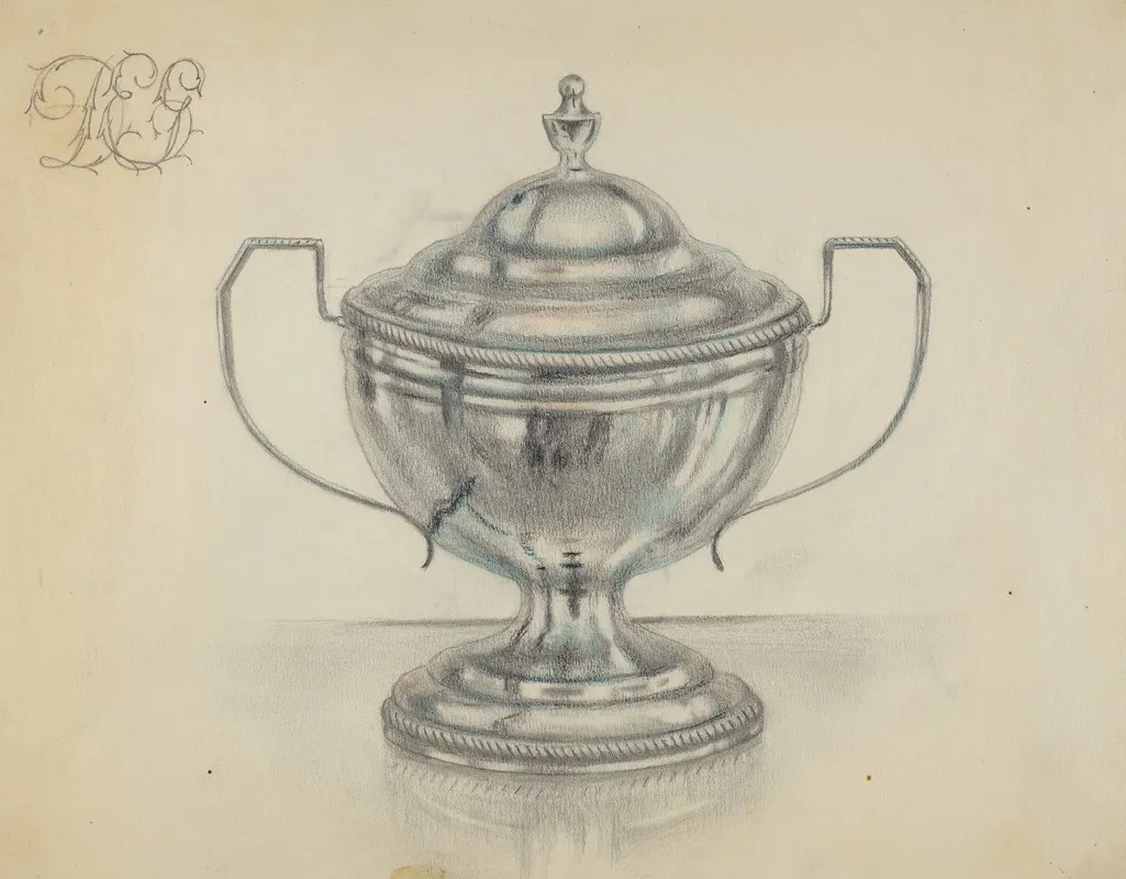 Silver Sugar Bowl 10