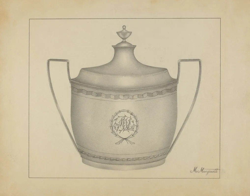 Silver Sugar Bowl 18