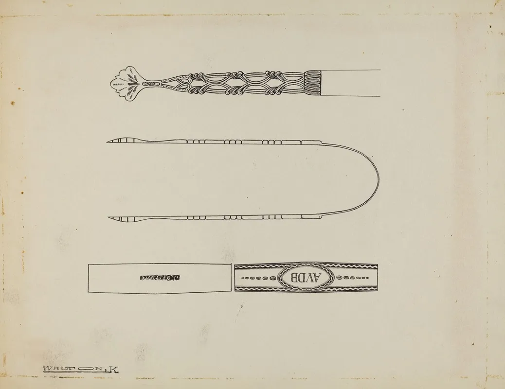Silver Sugar Tongs 10