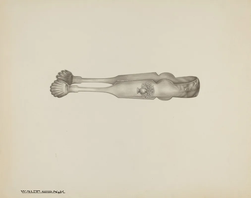 Silver Sugar Tongs 11