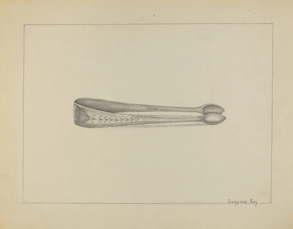 Silver Sugar Tongs 17