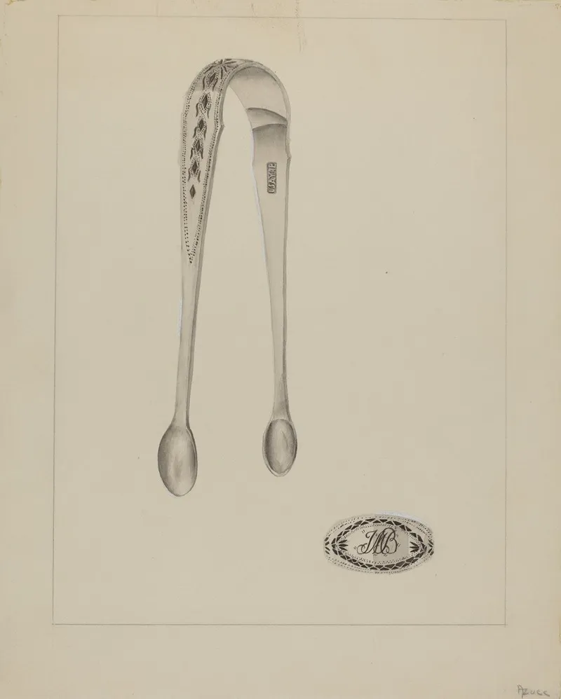 Silver Sugar Tongs 3