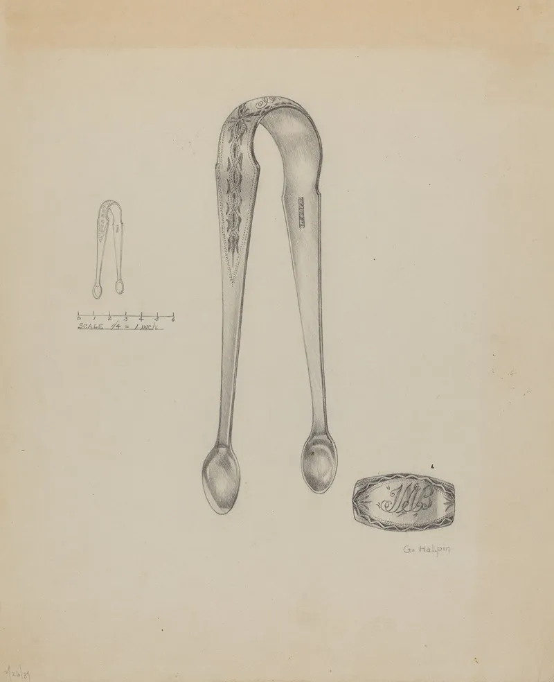 Silver Sugar Tongs 5