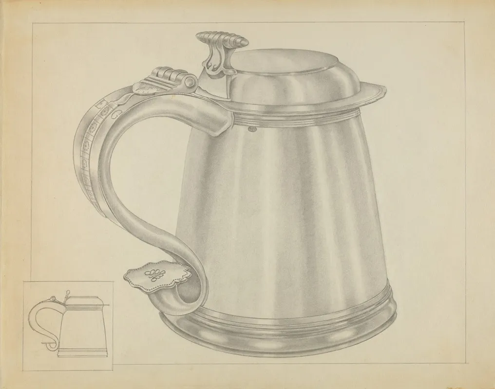 Silver Tankard 32