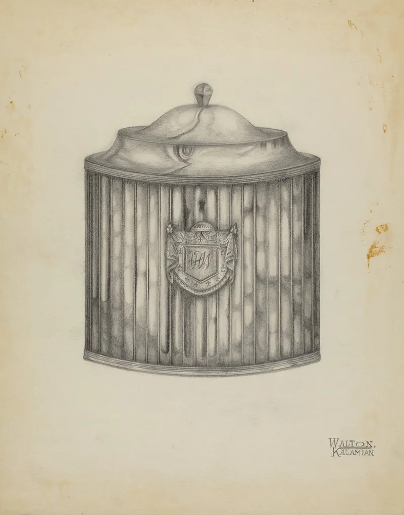 Silver Tea Caddy 3