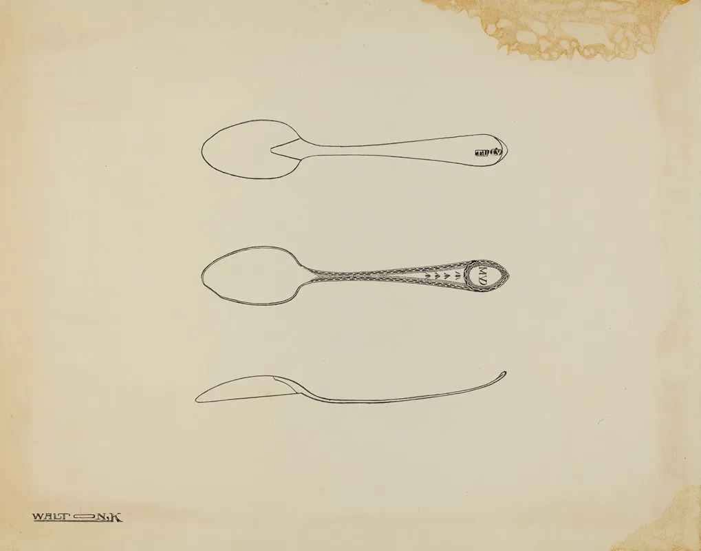 Silver Teaspoon 12