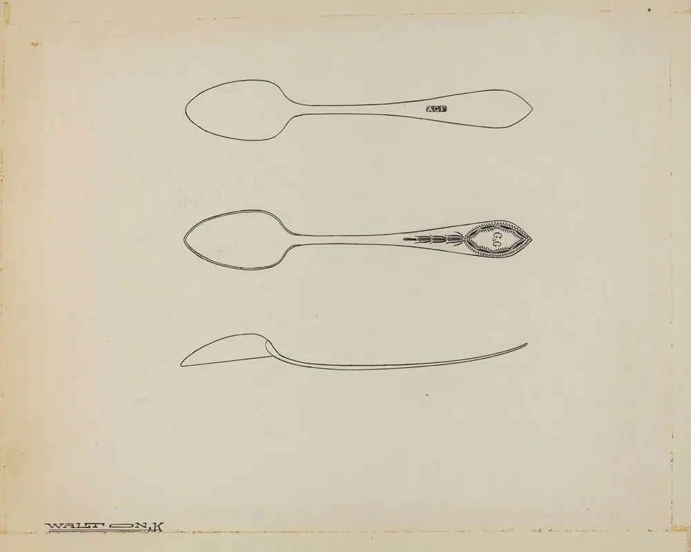 Silver Teaspoon 14