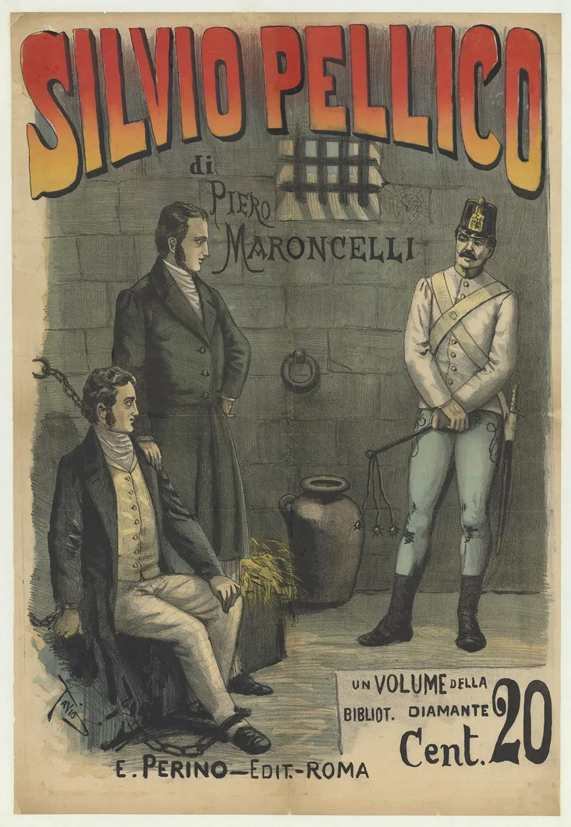 Silvio Pellico Di Piero Maroncelli Un Volume Della Bibliot Wall Art by Ottavio Rodella Tavio - High-Resolution Digital Print