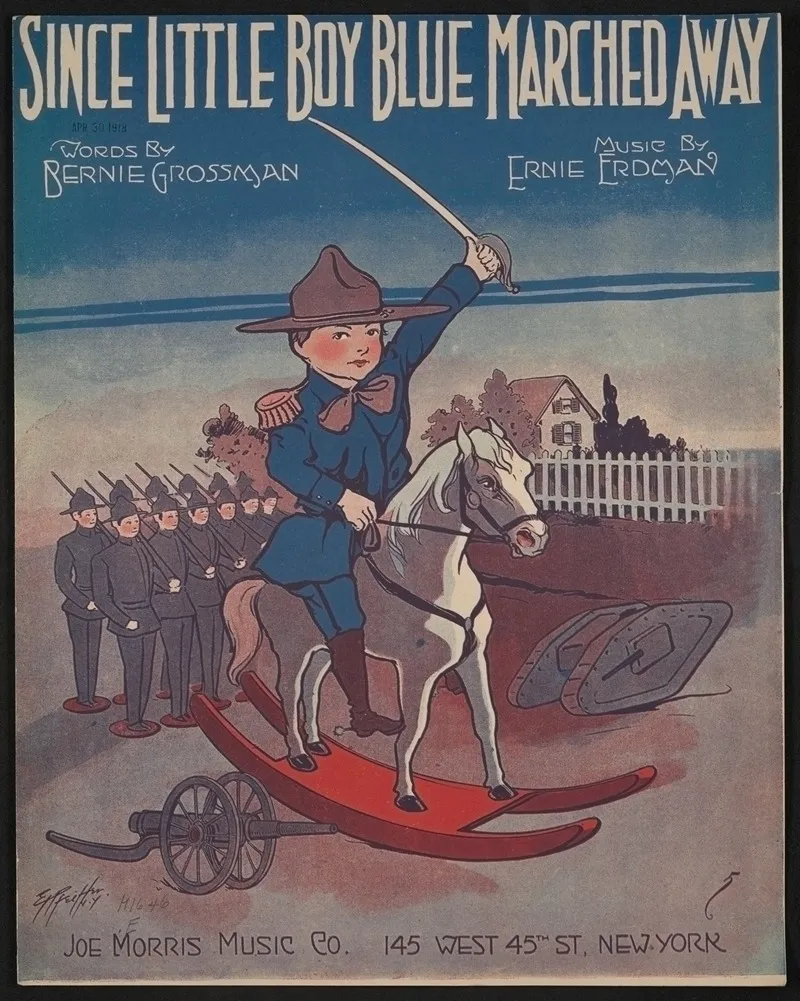 Since Little Boy Blue Marched Away Wall Art by Anonymous - High-Resolution Digital Print