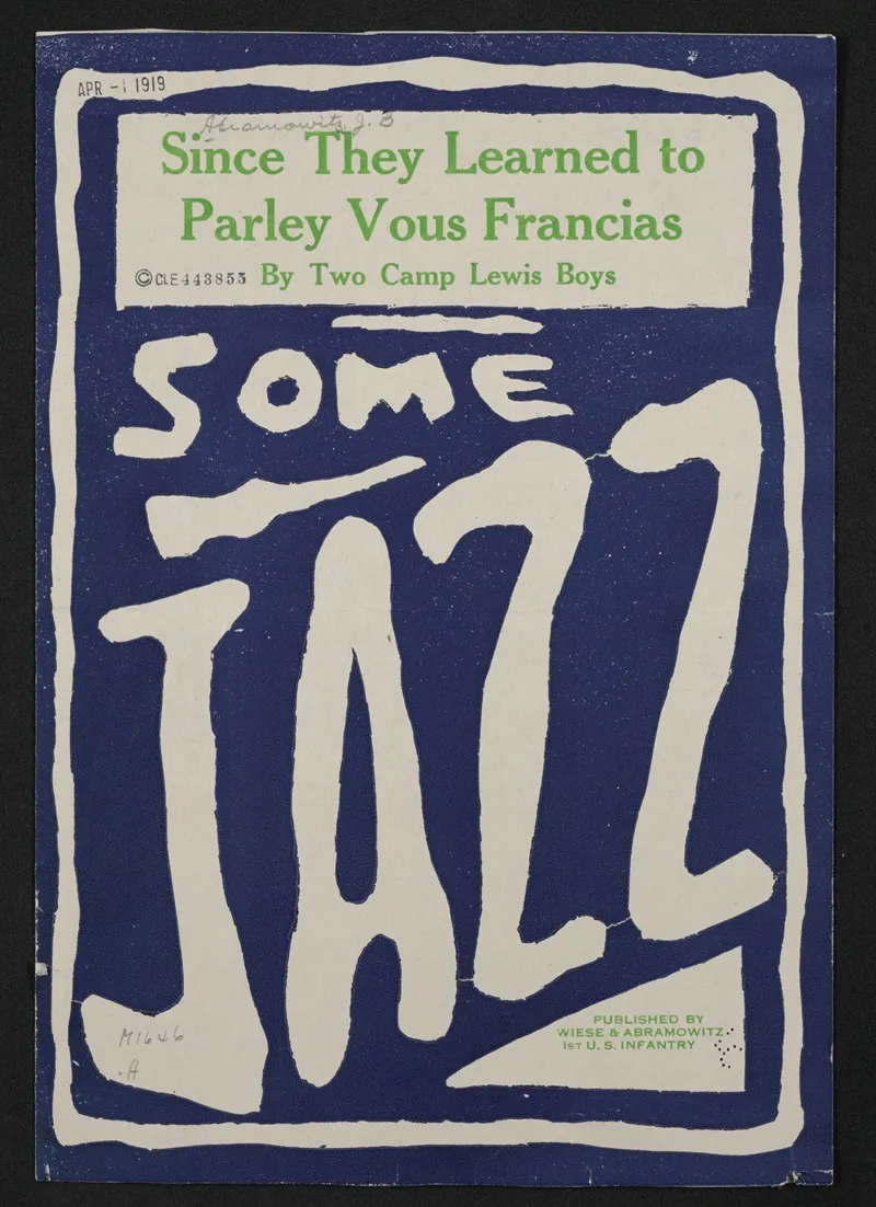 Since They Learned To Parley Vous Francias A Jazz One Step Wall Art by Anonymous - High-Resolution Digital Print