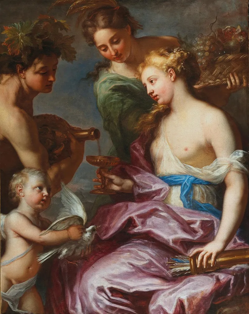 Sine Cerere Et Baccho Friget Venus 3 Wall Art by Jan van Dalen - High-Resolution Digital Print