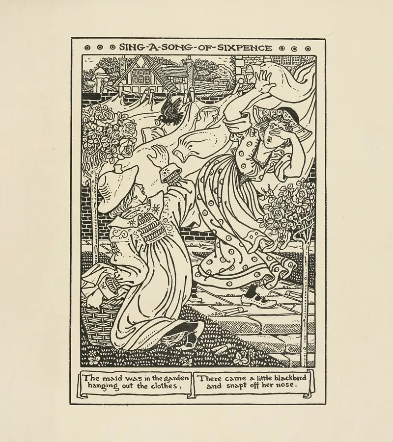 Sing A Song Of Sixpence 2 Wall Art by Winifred Smith - High-Resolution Digital Print