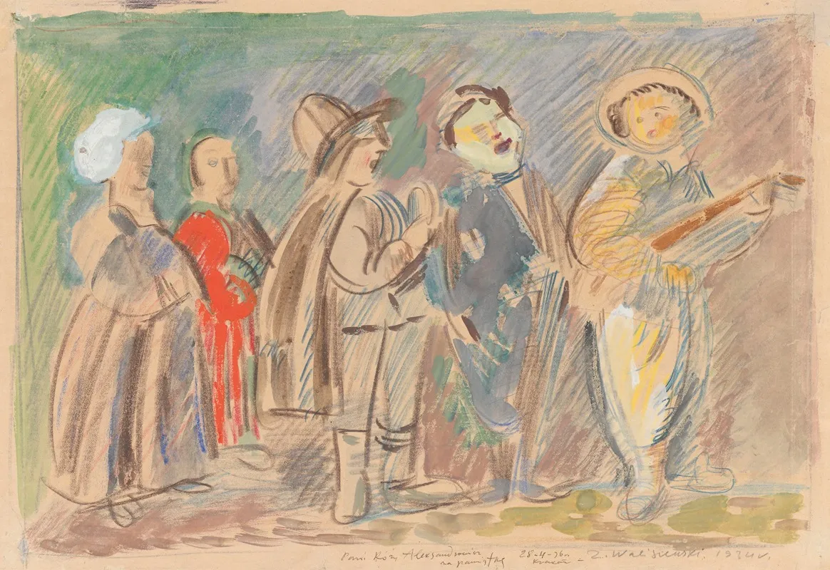 Singing Boys Wall Art by Zygmunt Waliszewski - High-Resolution Digital Print