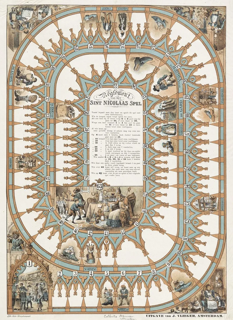 Sint Nicolaasspel Wall Art by Gebroeders Braakensiek - High-Resolution Digital Print