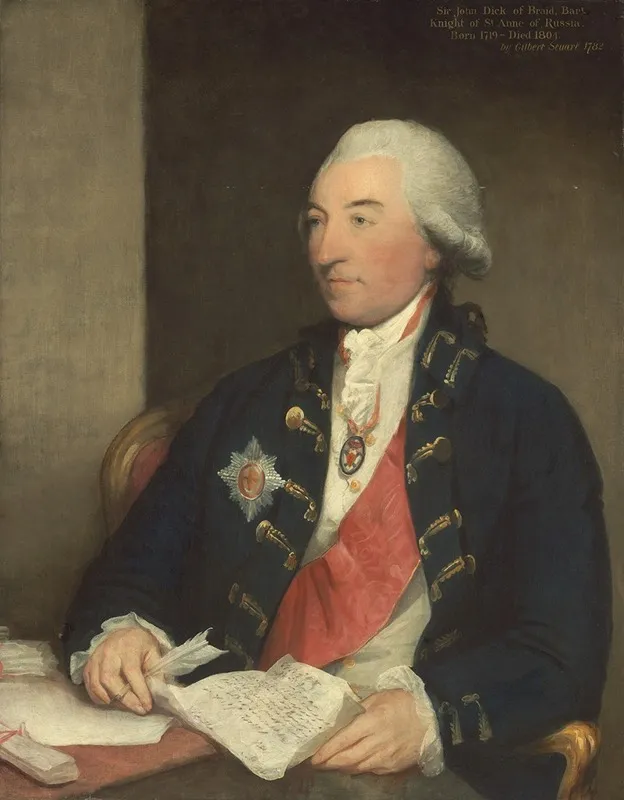 Sir John Dick Wall Art by Gilbert Stuart - High-Resolution Digital Print
