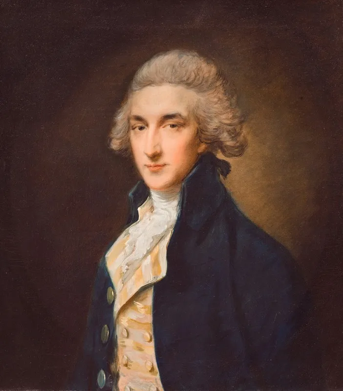 Sir John Edward Swinburne Wall Art by Thomas Gainsborough - High-Resolution Digital Print
