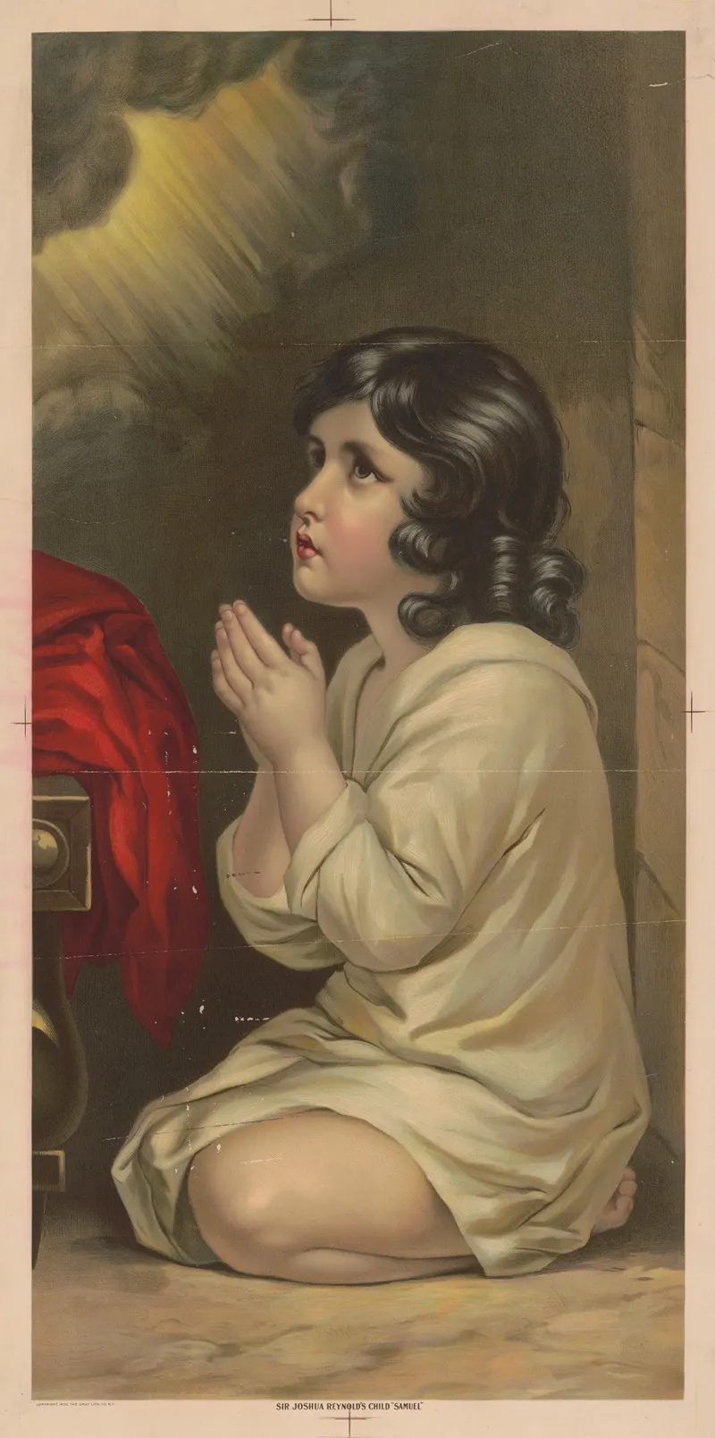 Sir Joshua Reynolds Child Samuel Wall Art by Gray Litho. Co - High-Resolution Digital Print