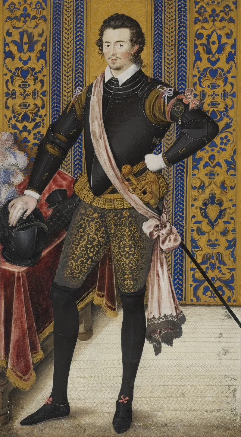 Sir Robert Dudley Duke Of Northumberland Wall Art by Nicholas Hilliard - High-Resolution Digital Print
