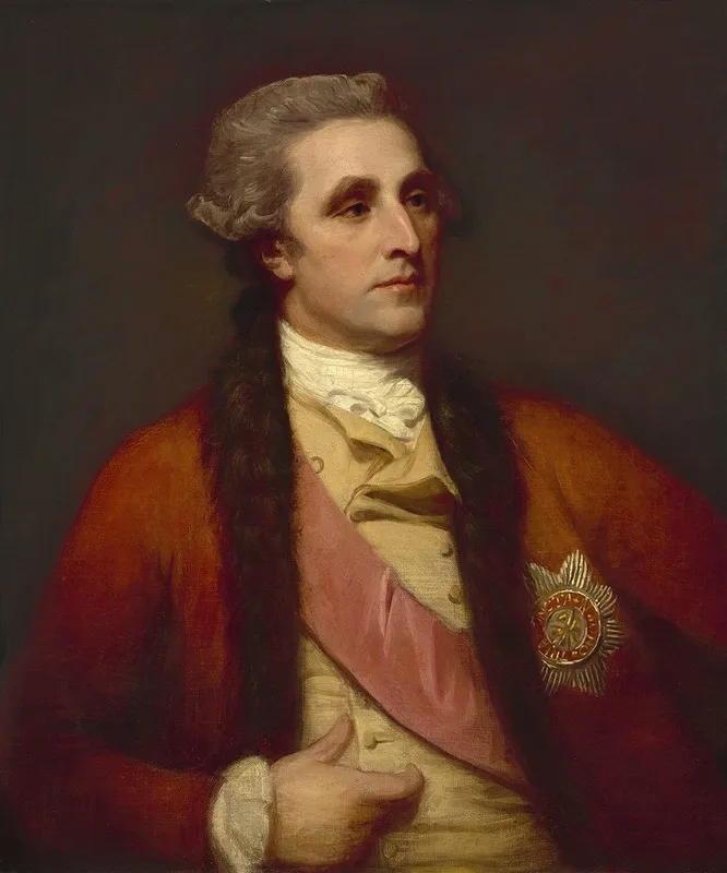 Sir William Hamilton Wall Art by George Romney - Canvas Print