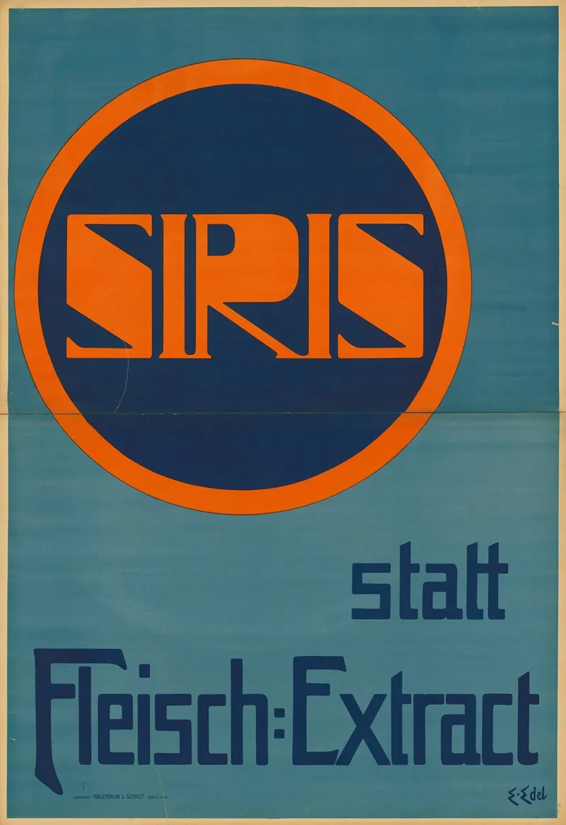 Siris Statt Fleisch Extract Wall Art by Edmund Edel - High-Resolution Digital Print