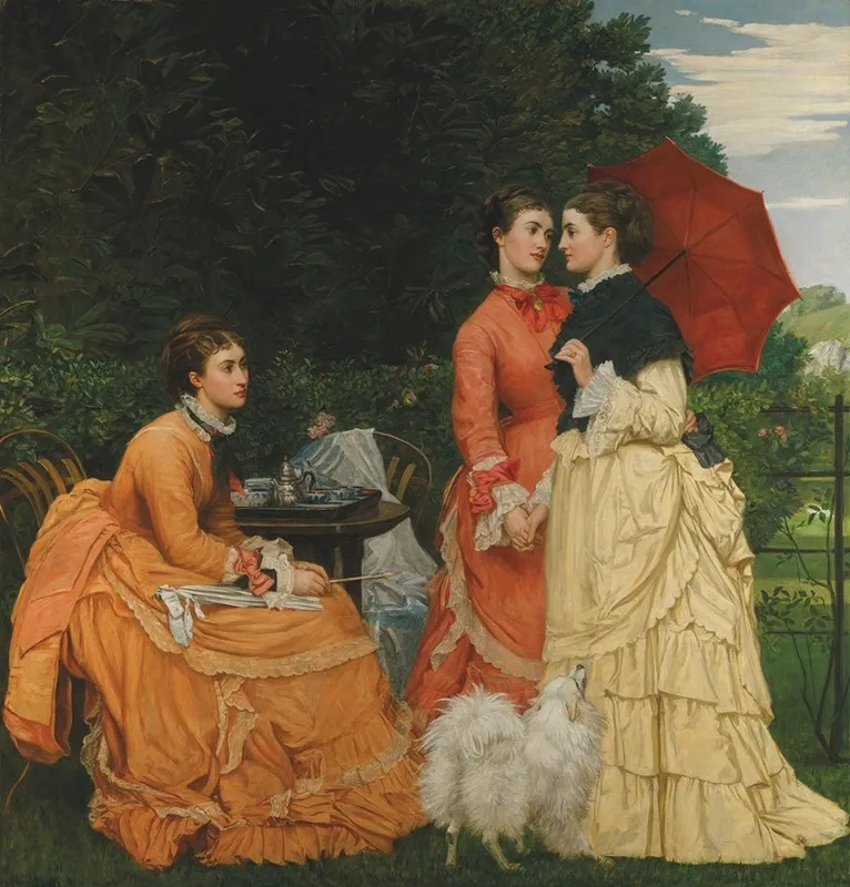 Sisters 7 Wall Art by Valentine Cameron Prinsep - High-Resolution Digital Print