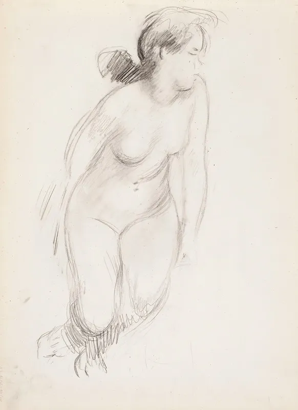 Sitting Naked Woman